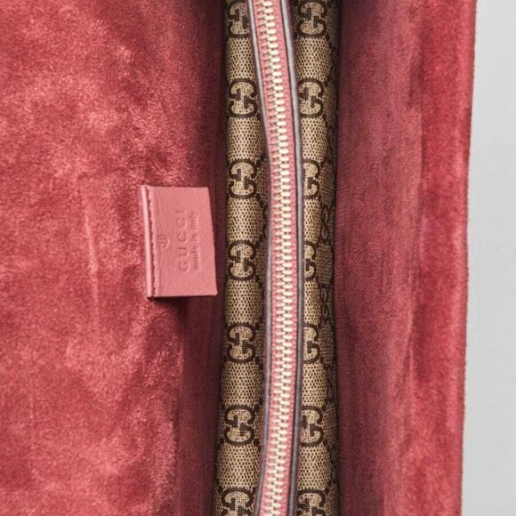 Gucci Beige/Pink GG Supreme Blooms Coated Canvas Small Dionysus Shoulder Bag - Picture 5 of 11